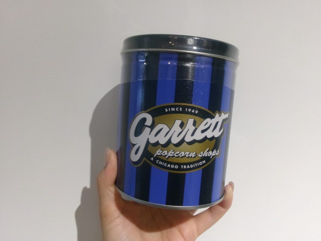 garrett popcornの缶タイプ