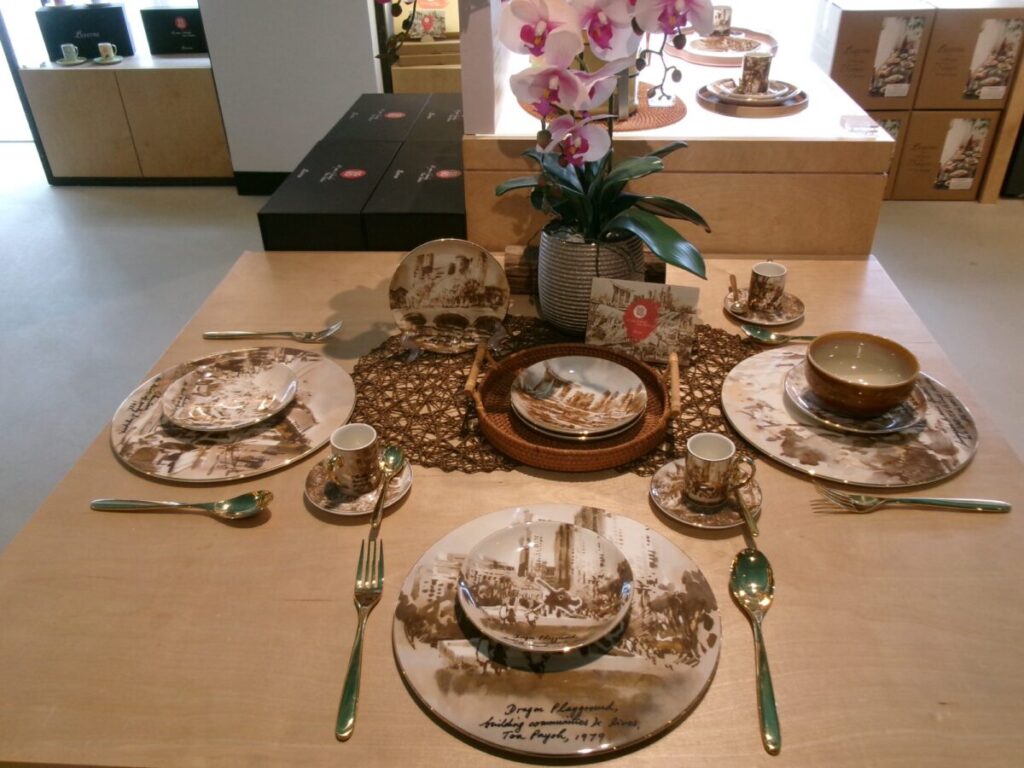 Luzerneのシンガポールらしいデザインのお皿