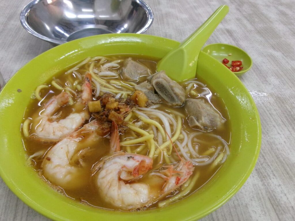 Blanco Court Prawn Noodleのエビ麺