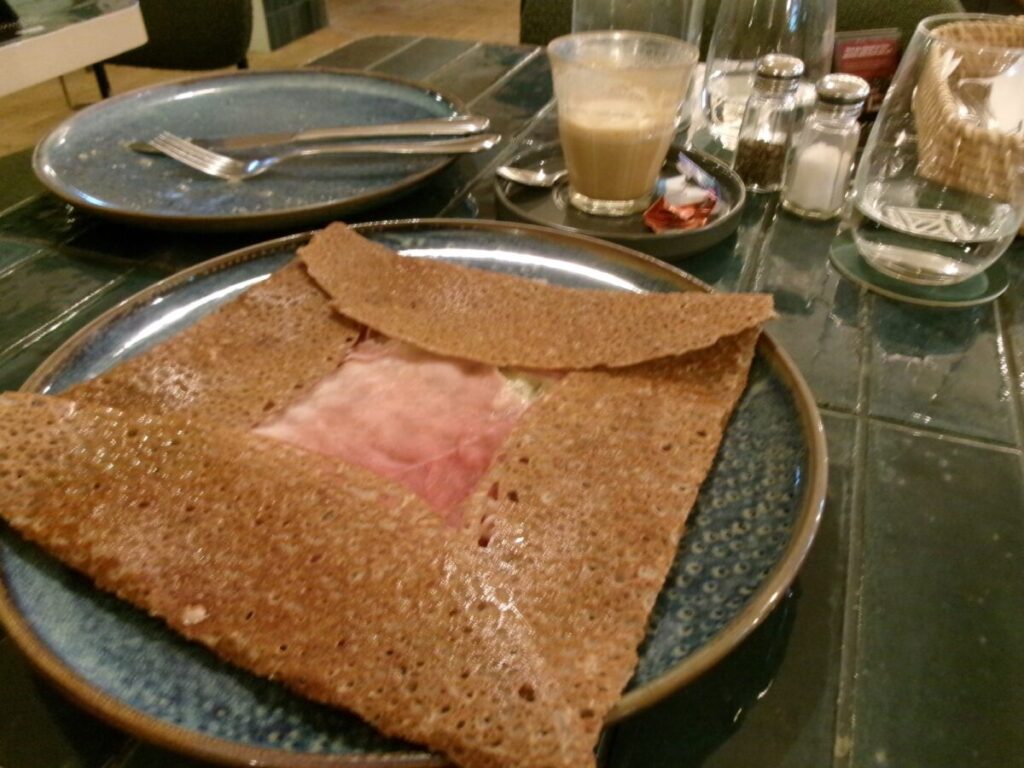 French Foldのハムチーズガレット