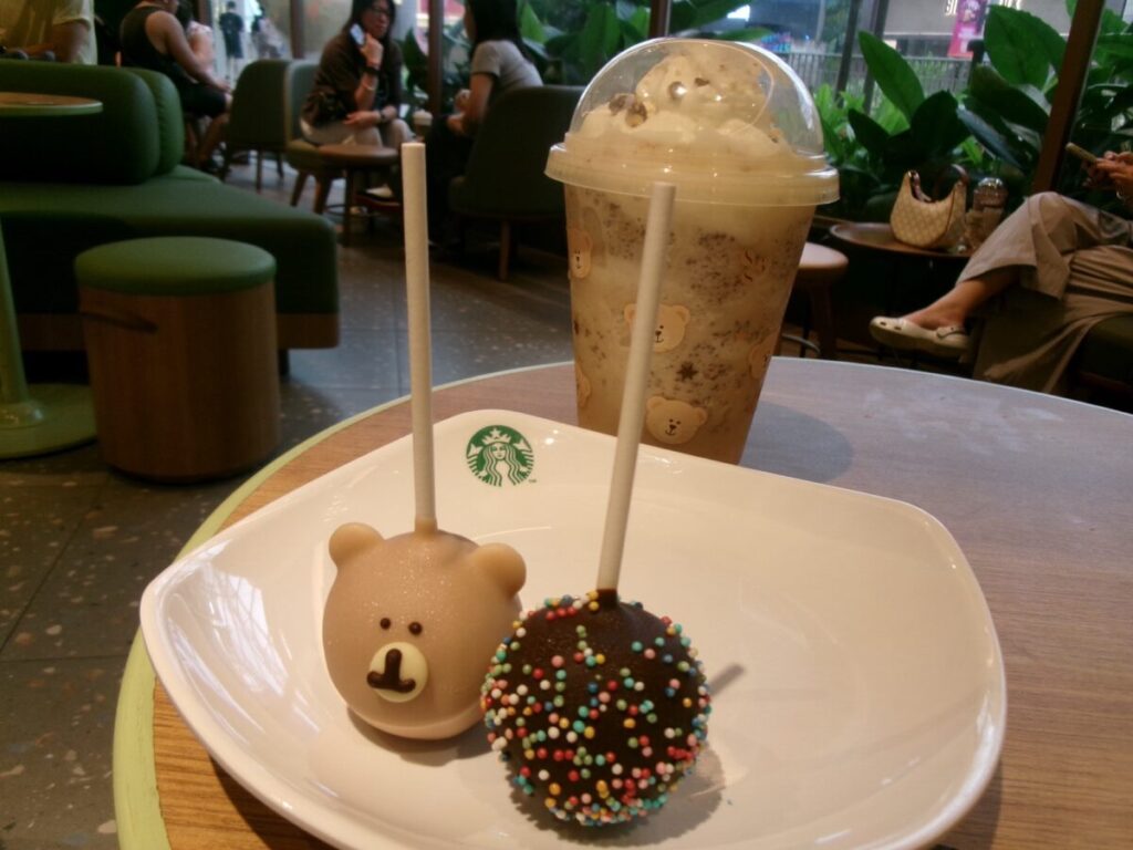 Starbucks Weaveのベアリスタのかわいいフードメニュー