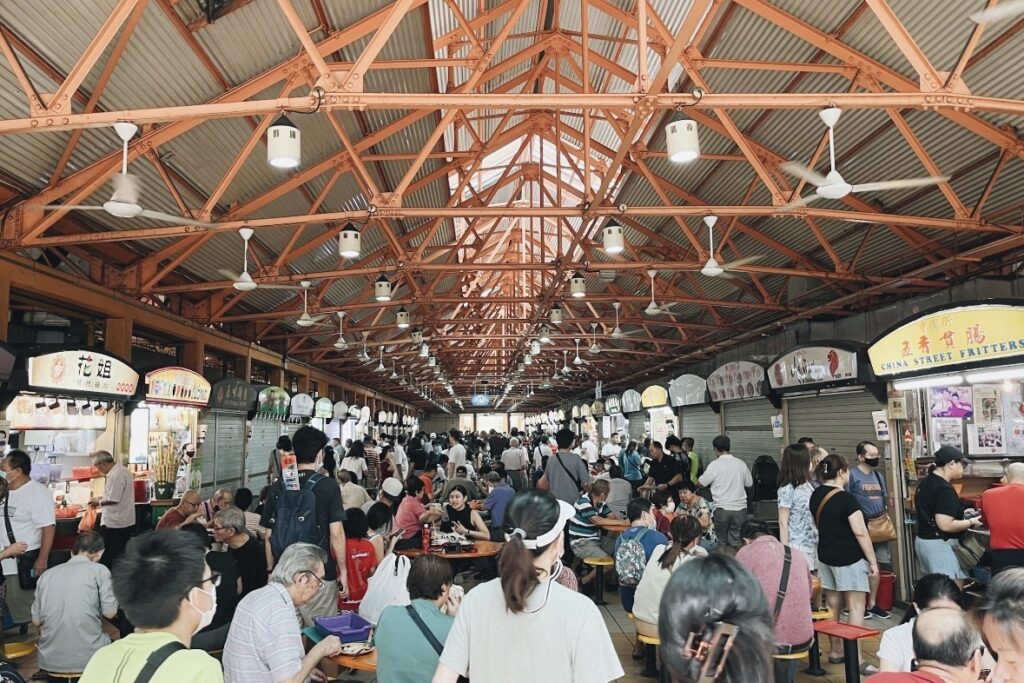 Maxwell Food Centreの様子